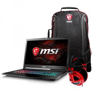 MSI GS63VR Stealth Pro 4K-228 15.6" LCD Notebook + MSI Gaming Backpack + MSI Siberia 200 Headset