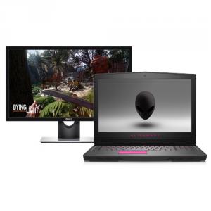 Alienware 17 R4 17.3" LCD Gaming Notebook with Dell SE2417HG 23.6" LED LCD Monitor