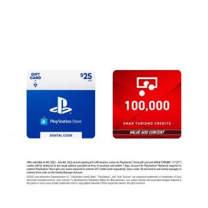 $25 PlayStation Store Gift Card and Gran Turismo 7 Value-Add (Digital Download)