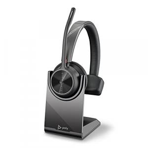 Poly Voyager 4310 Microsoft Teams Certified USB-C Headset with Charge Stand