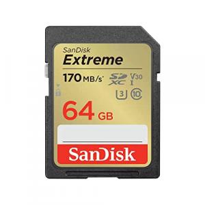 SanDisk Extreme 64 GB Class 10/UHS-I (U3) V30 SDXC