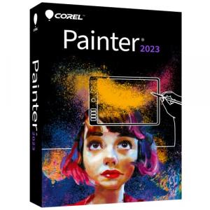 Corel Painter 2023 | Professional Painting Software for Digital Art, Illustration, Photo Art & Fine Art [PC/Mac Key Card]
