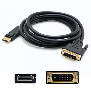 3ft DisplayPort 1.2 Male to DVI-D Dual Link (24+1 pin) Male Black Cable Which Requires DP++ For Resolution Up to 2560x1600 (WQXGA)