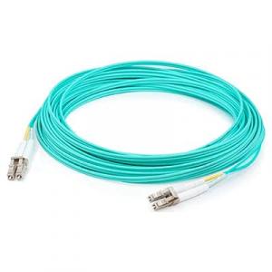 AddOn 2m LC (Male) to LC (Male) Aqua OM3 Duplex OFNR (Riser-Rated) Straight Fiber Patch Cable