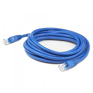 AddOn 15ft RJ-45 (Male) to RJ-45 (Male) Straight Blue Cat6 UTP PVC Copper Patch Cable