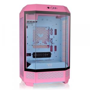 Tower 300 Bubble Pink Micro-ATX Case; 2x140mm CT Fan Included; Support Up to 420mm Radiator; Optional Chassis Stand Kit Allows Horizontal Display; CA-1Y4-00SAWN-00; 3 Year Warranty