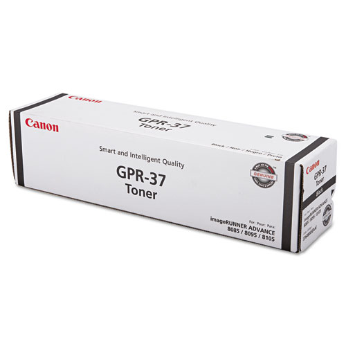 Canon GPR-37 Original Laser Toner Cartridge - Black - 1 Each