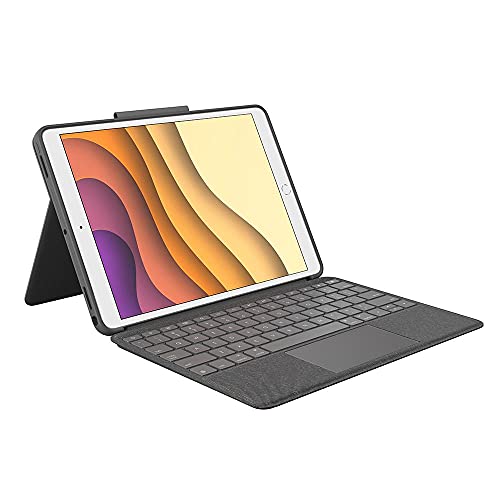 Logitech Combo Touch Keyboard/Cover Case for 10.5" Apple iPad (7th Generation), iPad (8th Generation), iPad Air (3rd Generation), iPad Pro Tablet - Black