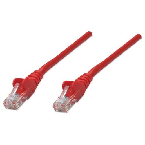 Intellinet Network Solutions - Intellinet Patch Cable, Cat6, Utp, 7', Red - Pvc Cable Jacket For Flexibility And Durability With Snag-Free Boots To Protect The Rj45 Connectors "Product Category:
