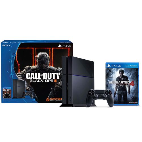 PS4 500GB COD BLACK OPS III + UNCHARTED 4: A THIEF?S END