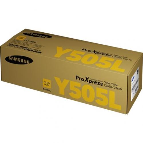 Samsung CLT-Y505L (SU514A) Toner Cartridge - Yellow