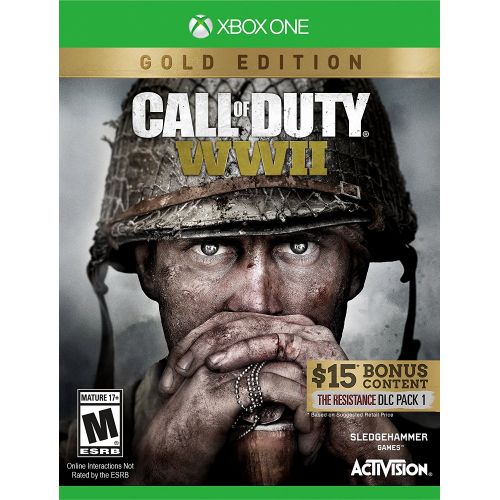 Call of Duty: WWII Gold Edition Xbox One - Xbox One exclusive - ESRB Rated M - Includes The Resistance DLC Pack 1 - Intense Multiplayer Action - First Person Shooter