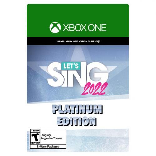 Let's Sing 2022 Platinum Edition (Digital Download) - For Xbox Series X|S & Xbox One - ESRB Rated T (Teen) - Music and Party Game