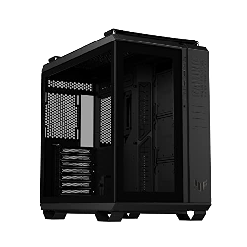 ASUS TUF Gaming GT502 ATX Mid-Tower Computer Case with Front Panel RGB Button - USB 3.2 Type-C and 2X USB 3.0 Ports