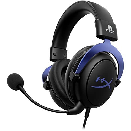 HyperX Cloud Playstation Gaming Headset - Officially licensed for PlayStation systems - Detachable noise-cancellation microphone - Signature HyperX comfort - Durable aluminum frame - In-line audio control