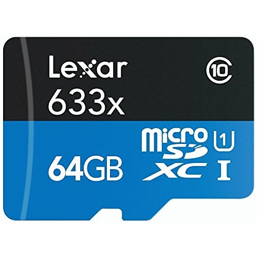 64GB Lexar 633x micro SHDC SDX