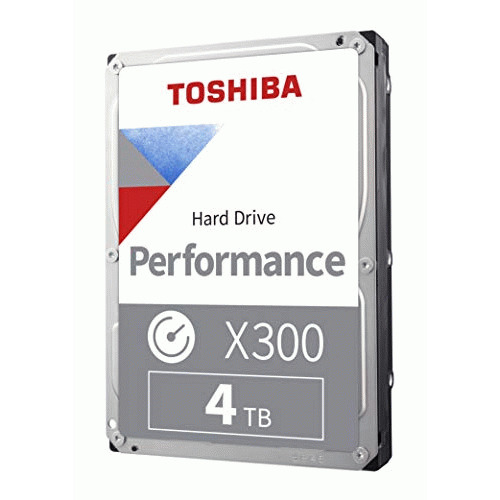 Toshiba X300 HDWR440XZSTA 4 TB Hard Drive - 3.5" Internal - SATA (SATA/600) - Conventional Magnetic Recording (CMR) Method