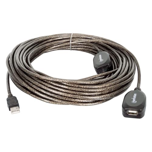 MANHATTAN Hi-Speed USB Active Extension Cable, 4 Pin Type A (150958)