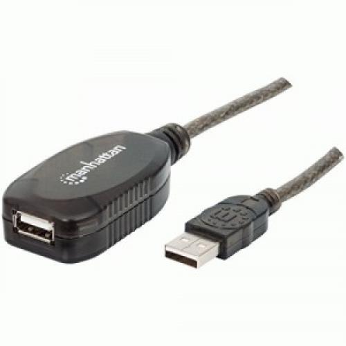 MANHATTAN USB Type A (Male) - USB Type A (Female) Cable 10 M (151573)