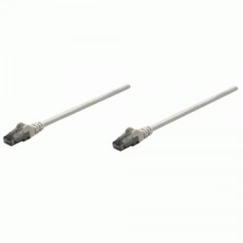 Intellinet Network Solutions Cat6 RJ-45 Male/RJ-45 Male UTP Network Patch Cable, 7-Feet (334112), Grey