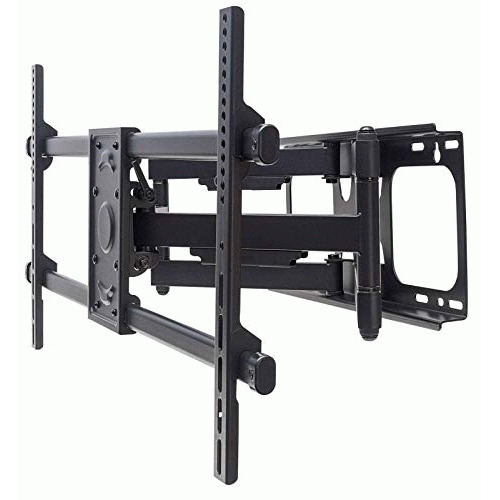 MANHATTAN Full-Motion TV Wall Mount - with Swivel, Tilt, & Level Adjustment Functionality - Supports TVs from 60 inch to 100 inch Weighing up to 176 lbs ? Lifetime Mfg Warranty ? 461290