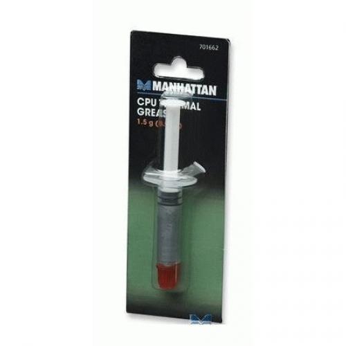 CPU Thermal Compound Conductive Paste Grease - 1.5g Syringe - 3 Yr Mfg Warranty ? for GPU, CPU, Heat Sink, VGA, PC - 701662