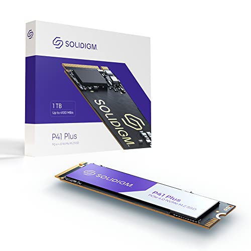 Intel P41 Plus SSDPFKNU010TZX1 1 TB Solid State Drive - M.2 2280 Internal - PCI Express NVMe (PCI Express NVMe 4.0 x4)